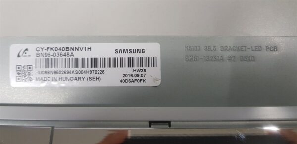 Samsung UE40K5100 Led Retroilluminazione